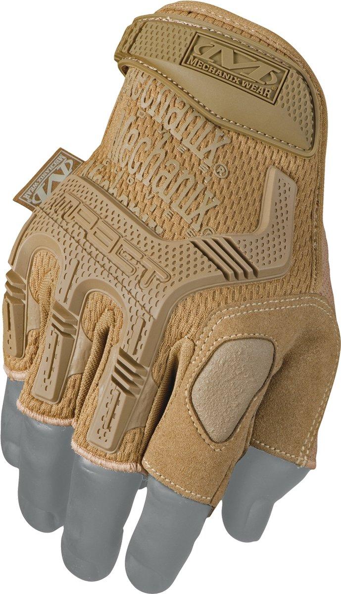 Mechanix Coyote Vingerloze Tactical Handschoenen / Kleur ;  Tan-Sand / div maten / BEL VOOR ACTUELE VOORRAAD.-3985-a